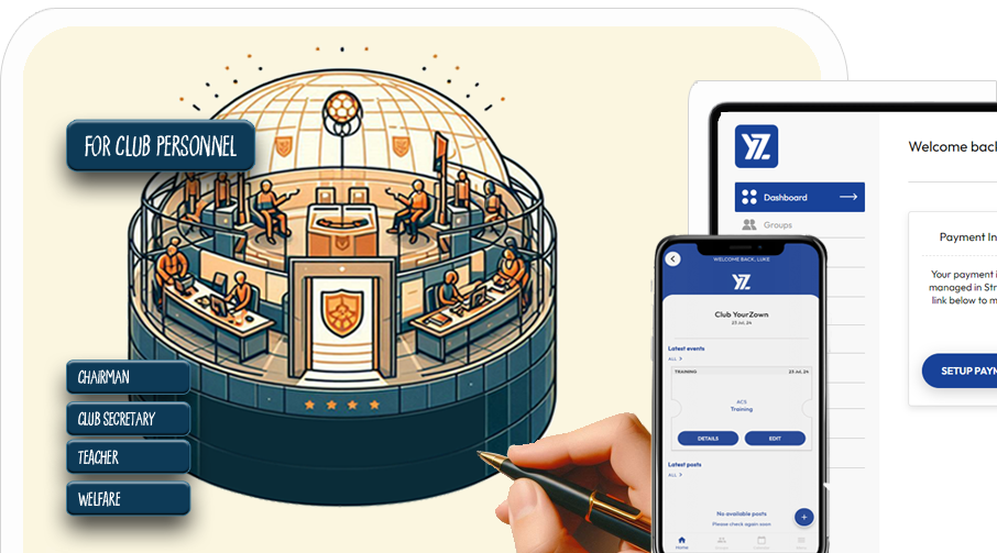 YourZown is a dynamic solution easily tailored for your community, your club